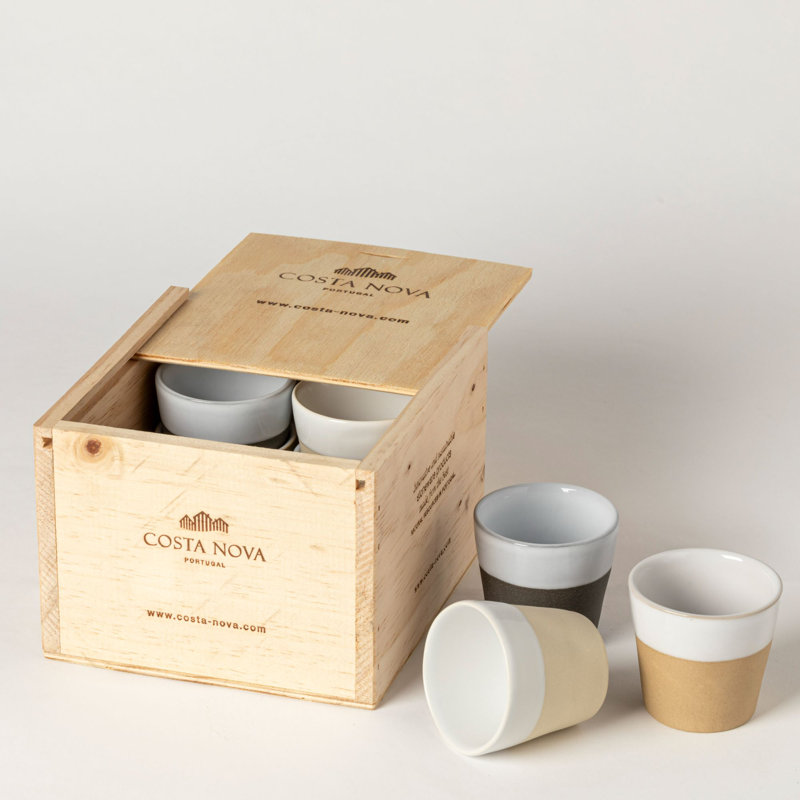 Tasse à espresso en grès naturel Grespresso