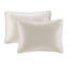 Couvre-lit réversible en coton crème - rembourrage en coton doux, design pour l'élégance, longévité traitée, taille prélavée, sensation sereine, motif