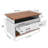 Gracie Oaks Black Board Game Table With Play Mat, Coffee Table With 4 Drawers & Power Outlet, Puzzle Table 3-In-1 Coffee Table-1330916310-1330916307