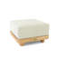 Granada Outdoor Teak Ottoman-1584965030