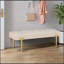 Banc avec repose-pieds Modern Velvet
