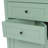 Tall Triangle Cabinet With Three Drawers And Adjustable Shelves, MDF Board With Painted Finish