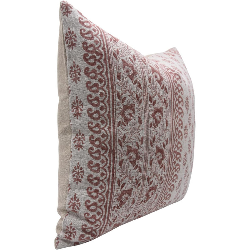 Linen Lumbar Indoor/Outdoor Pillow Cover, 14" x 20"