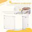 Free Standing Pet Gate With Door
