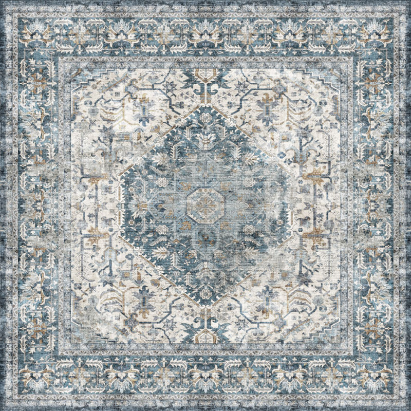 David Easy to Clean Vinyl Mat, Rectangle 6 pi x 9 pi
