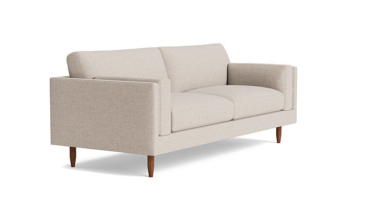 Skinny Fat Loveseat (70"), 70" W, Performance Weave - Natural