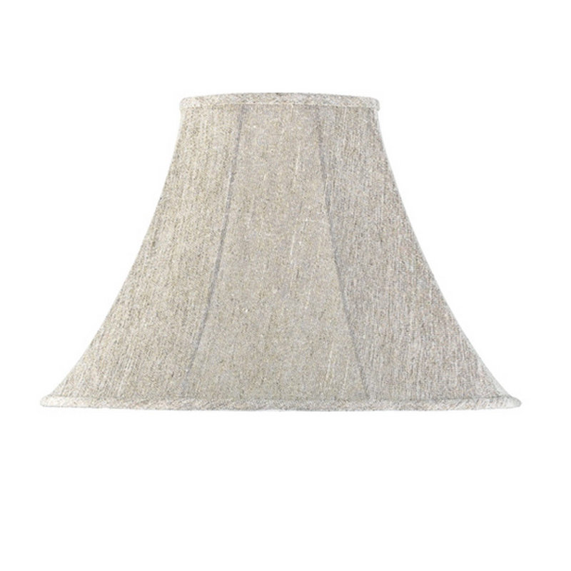 Abat-jour cloche en lin gris clair