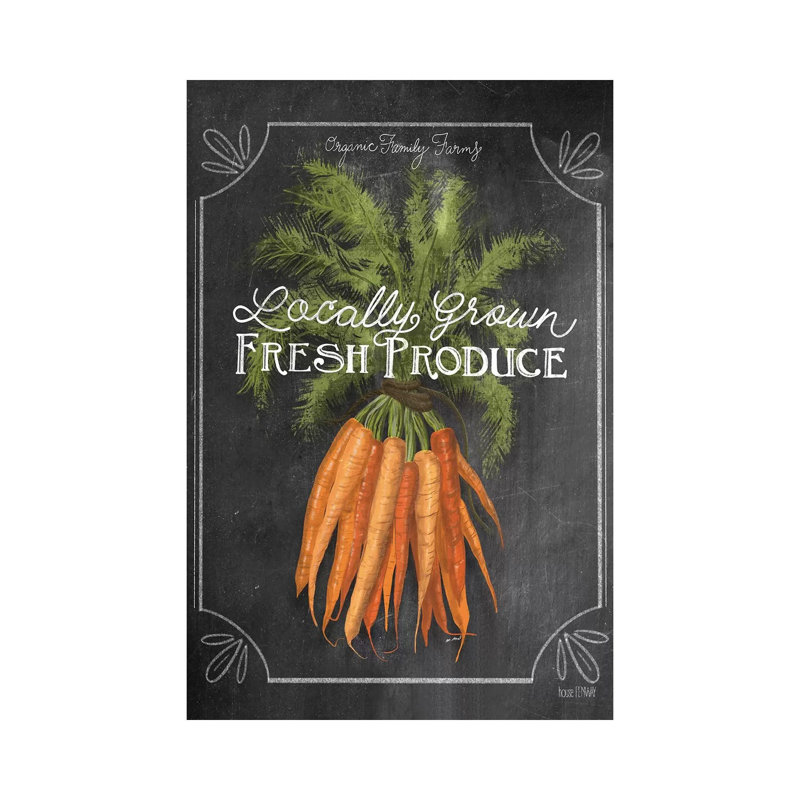Fresh Carrots 1 Piece Painting on Canvas, 66.04cm H x 45.72cm W x 1.91cm D, Wrapped Canvas