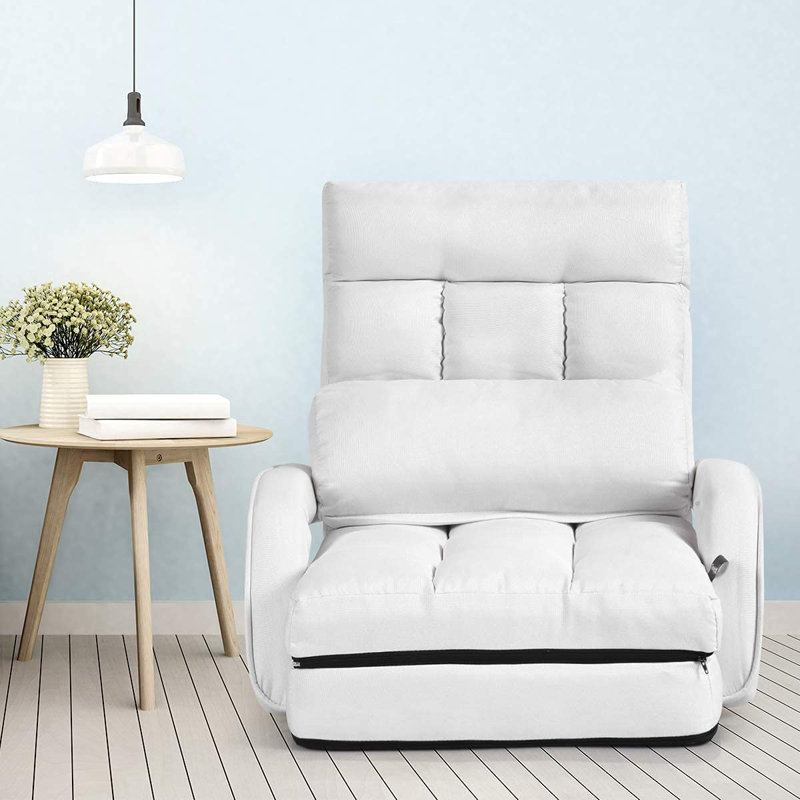 Isabelle & Max Floor Game Chair, White