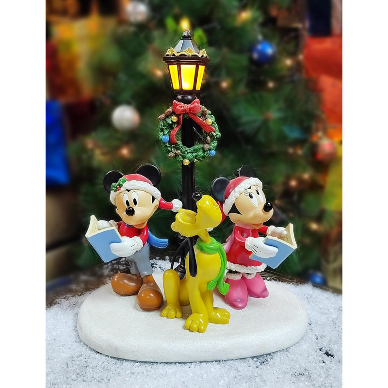Statue de choristes 16,3 po H Disney - lumières DEL, pile - résine peinte à la main