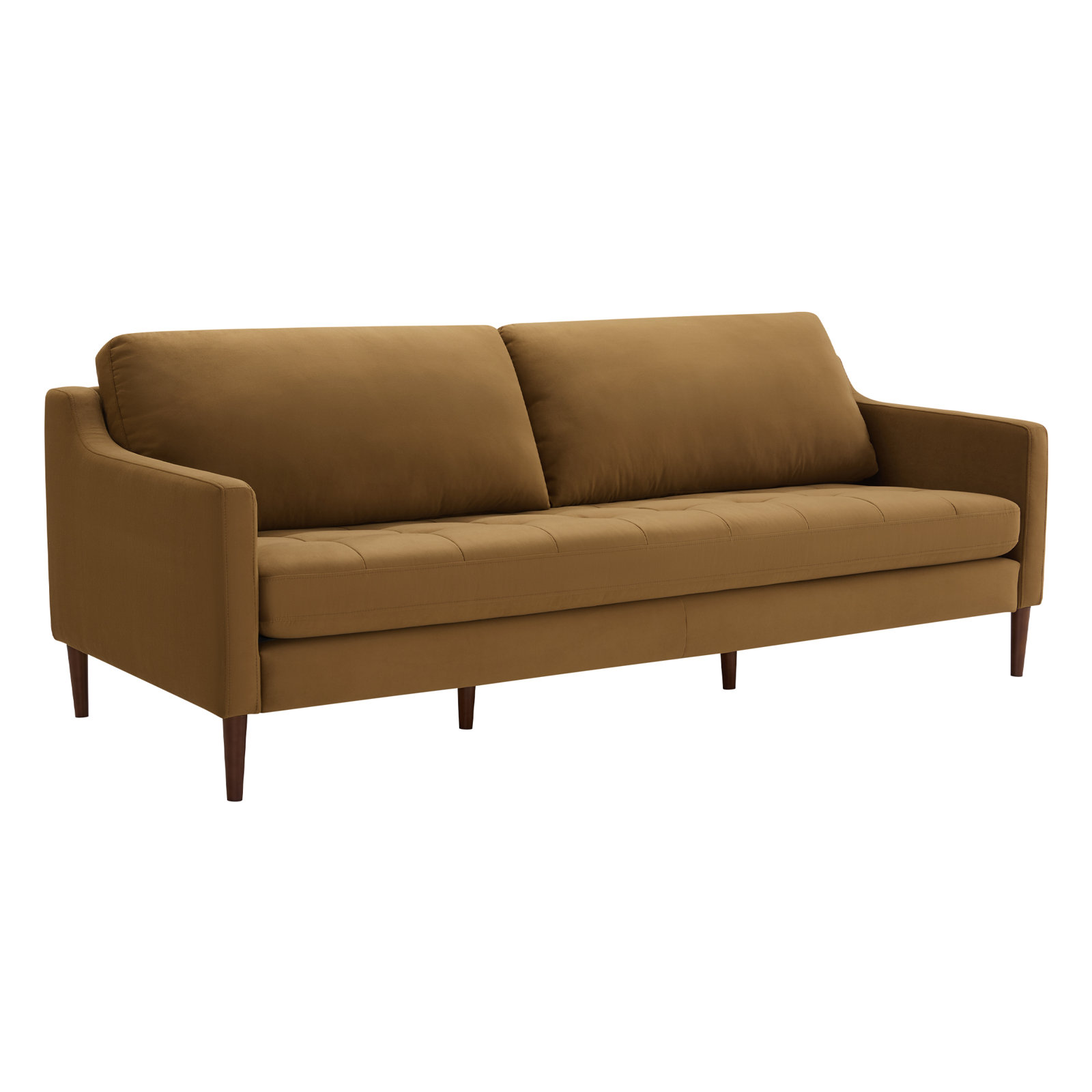 Daylen 86'' Upholstered Sofa, Green