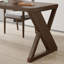 Bureau moderne et simple en bois massif-845975400