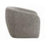 Fauteuil d'appoint en tweed gris