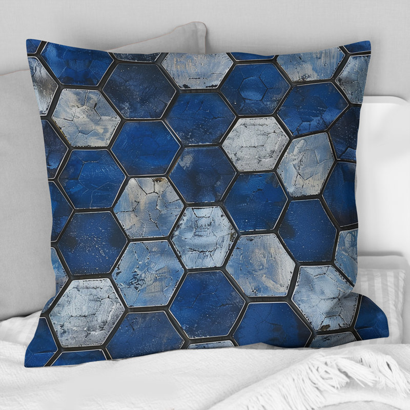 Coussin décoratif Glam Hexagon III - Glam, H 16 po x l 16 po