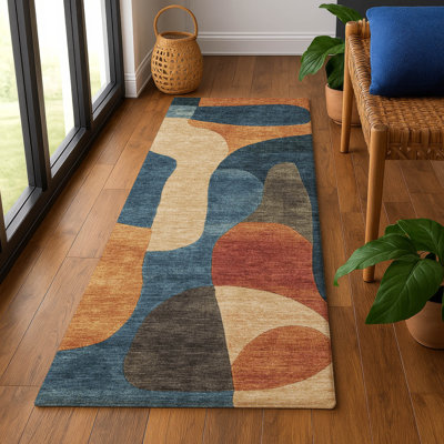 Tapis abstrait lavable à la machine de qualité supérieure Mayfield AMF1867
