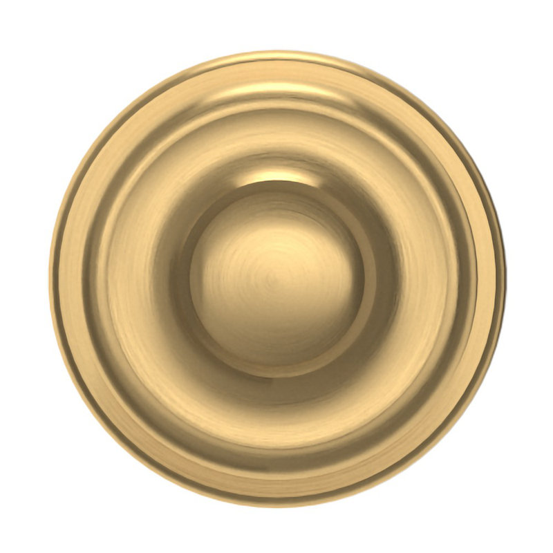 4902 Knob Back Plate, Satin Brass