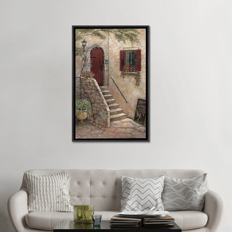 «Estudio de Danza» par Ruane Manning - reproduction d'art, H 48 po x l 32 po x P 1,5 po, Toile avec cadre noir patiné