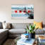 Chicago City Flag (Downtown Skyline) - Wrapped Canvas Print-50007262