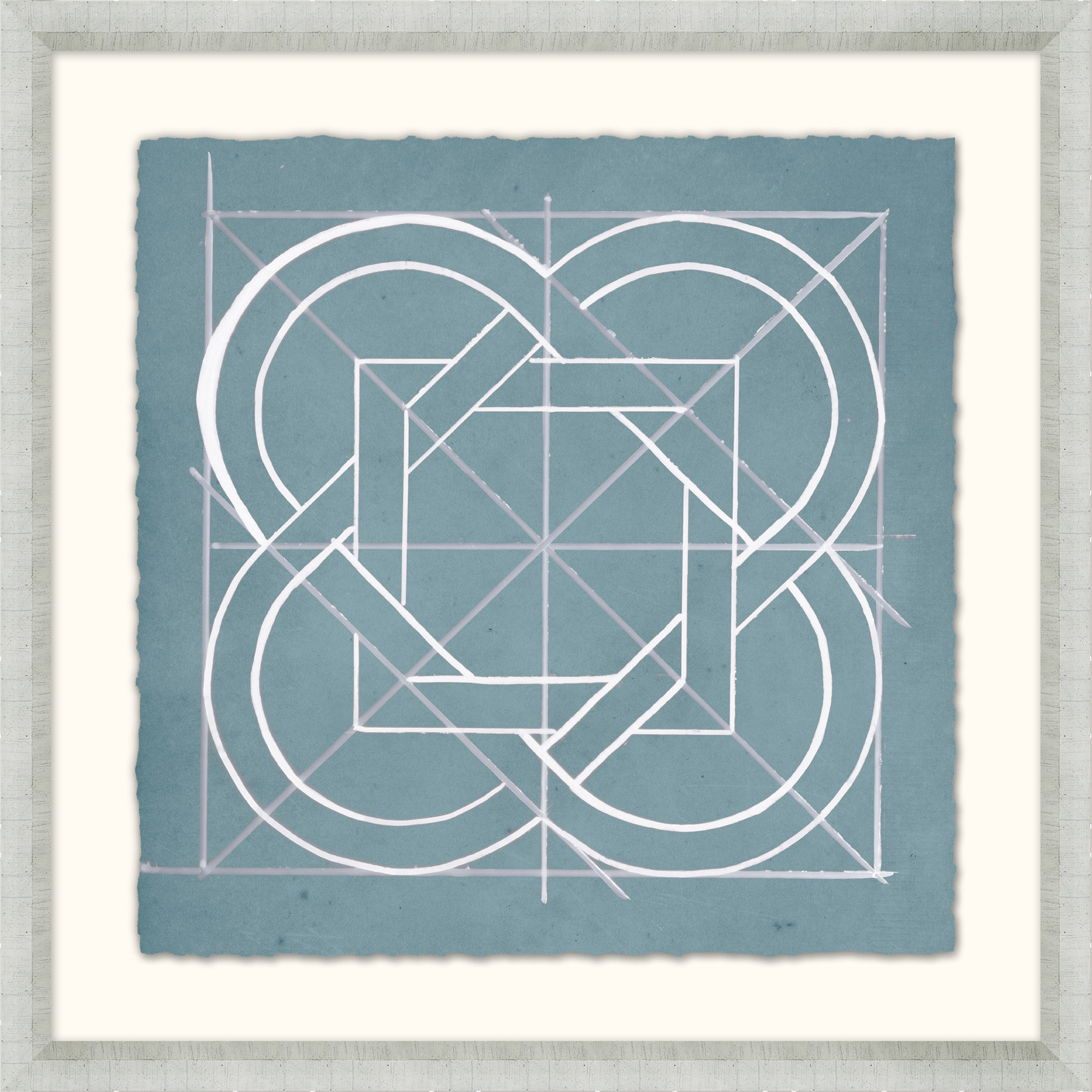Wendover Art Group Geometry Pattern 3 - Picture Frame Painting on Paper ...
