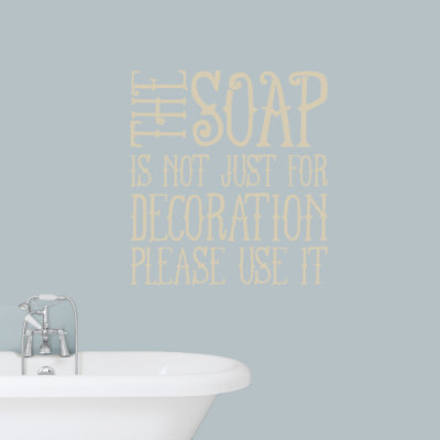 Text & Numbers Non-Wall Damaging Wall Decal