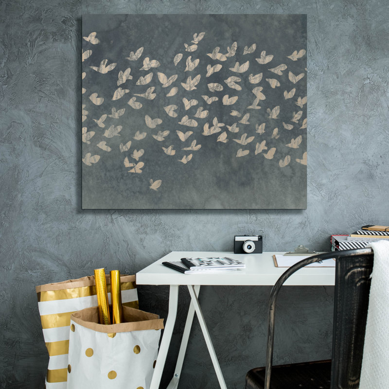  «Watangle Flock 2» par June Erica Vess, art mural sur toile, 30 po x 26 po, H 26 po x l 30 po