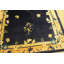 Tapis bleu antique en laine noué à la main des années 1900