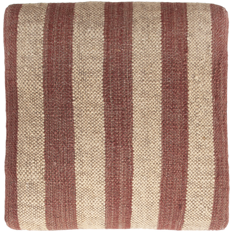 Tabouret d'appoint Wausau, Beige/rouge