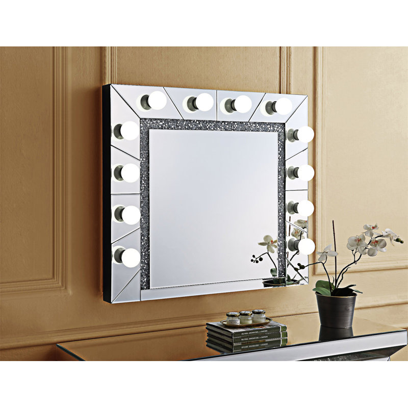 Miroir d'appoint Faux Diamonds (assemblé)