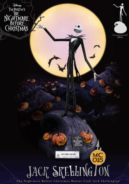 Statue de plateau de table Jack Skellington «The Nightmare Avant Noël»