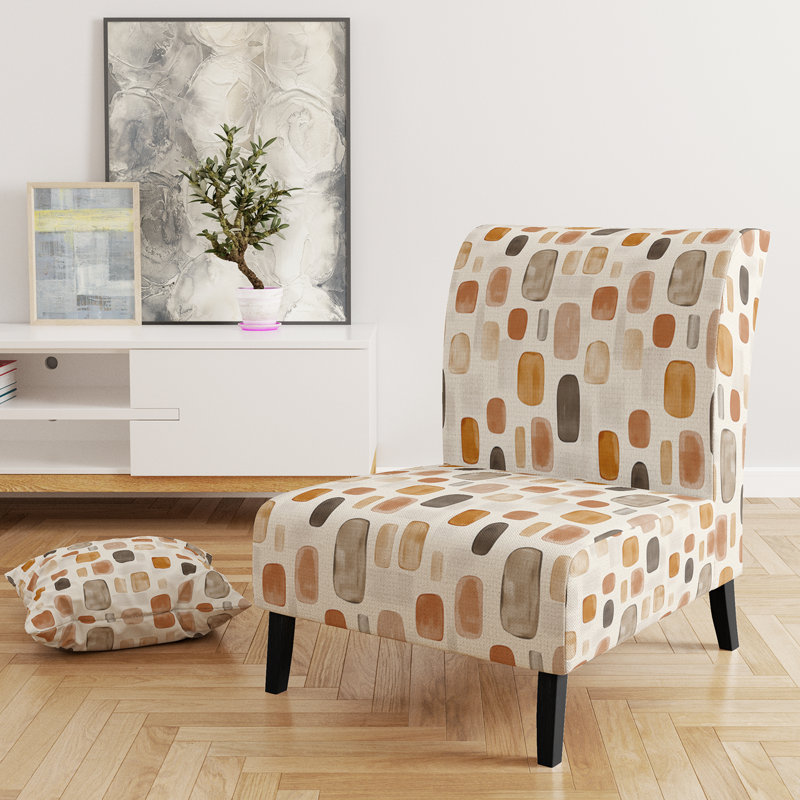 Fauteuil de chambre Country Farmhouse, Pantoufle sans accoudoirs