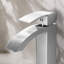 Robinet de salle de bain en nickel brossé, robinet pour lavabo de salle de bain, robinet de salle de bain monotrou moderne