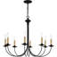 Lustre classique / traditionnel à 8 lumières de style bougie Analogie-122948993-122948991