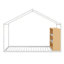 Structure de lit en métal (conception de maison) - tablettes et lumières incluses-1484367587-1484367614