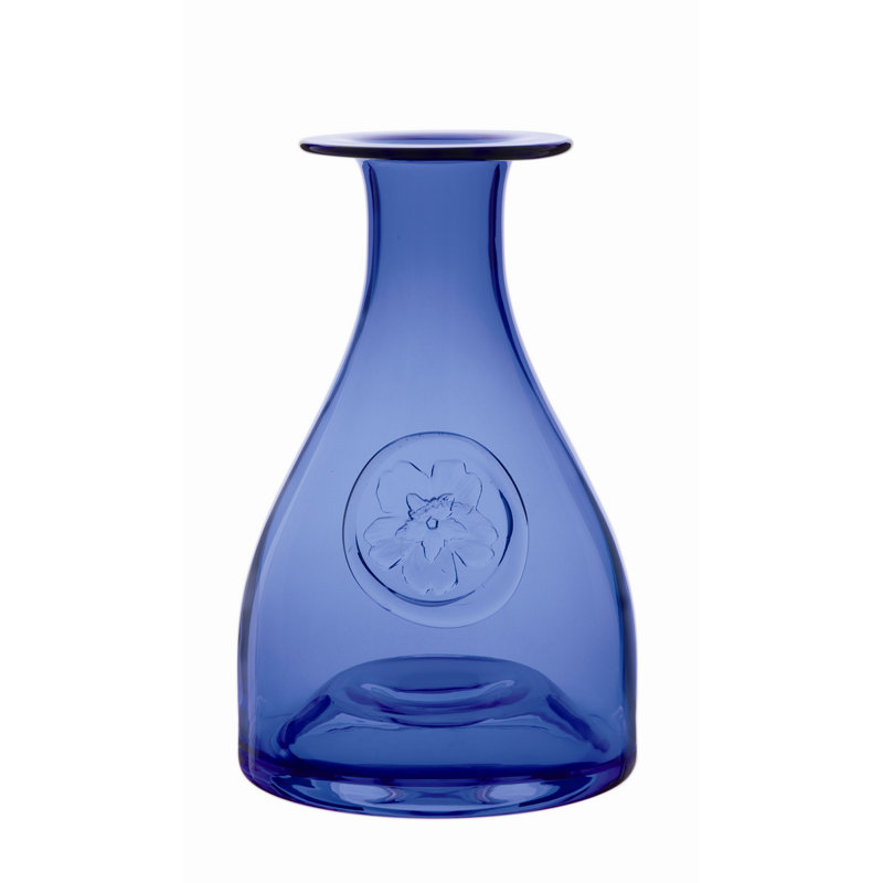 Flower Bottle Dartington Crystal Flower Bottle Blue Table Vase