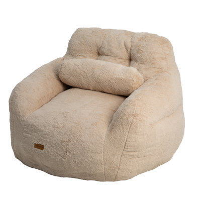 Bean Bag Chair comes with a Spacious Size,Lazy Chair with Pillow