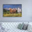Toile épique «Three Horses At 53» par Chris Vest, 60 po x 40 po-1663878336