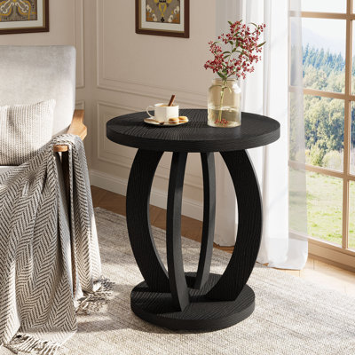 24-Inch Tall Round End Table