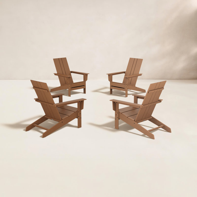 POLYWOOD by AllModern Outdoor Adirondack Chair, Teak
