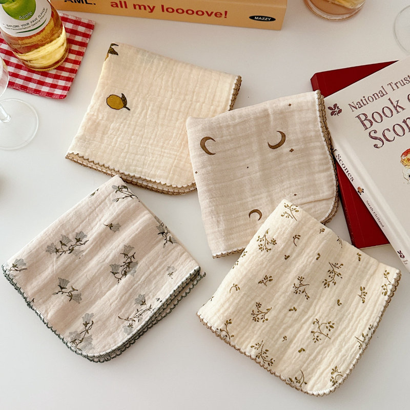Chiffons de nettoyage très absorbants à motif floral