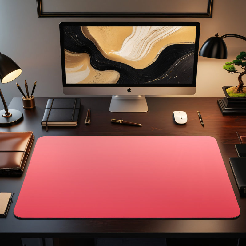 Polyester Desk Pad, 14.4x12.1