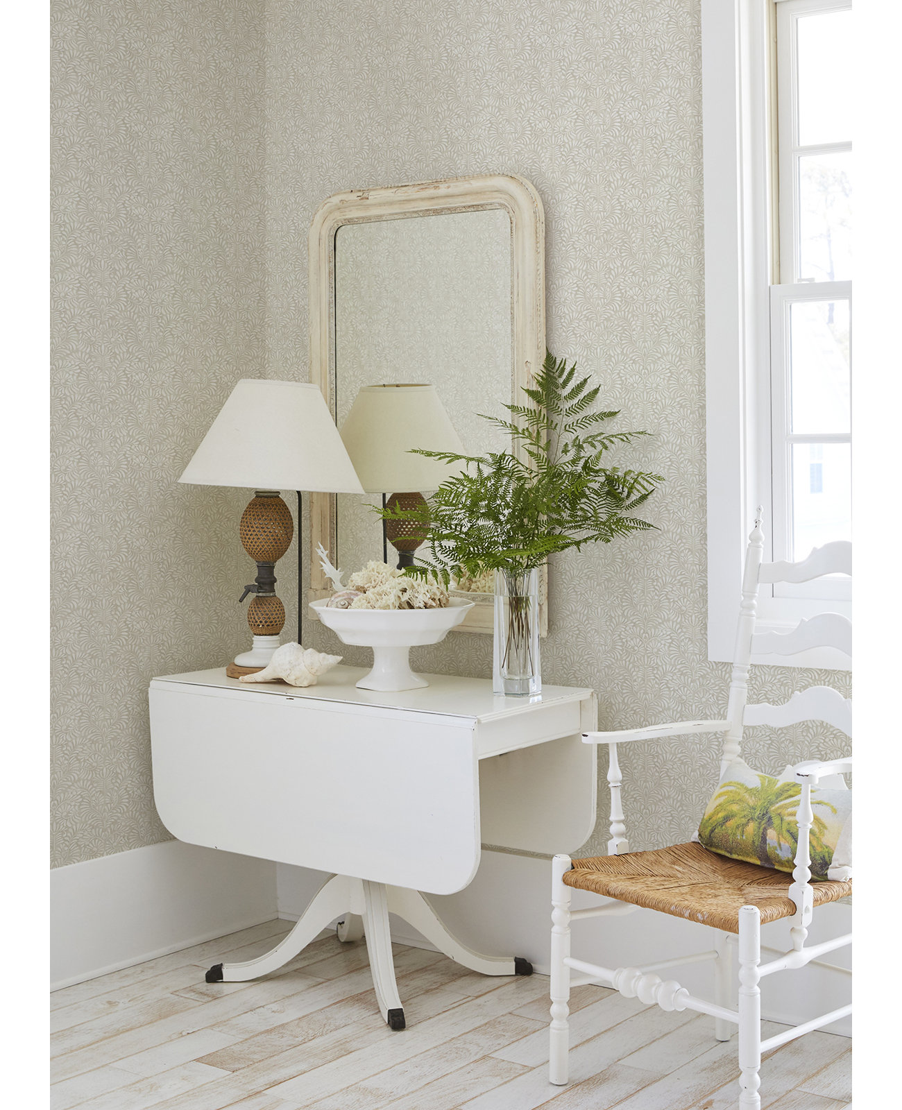 Cedric Floral Wallpaper, Brown
