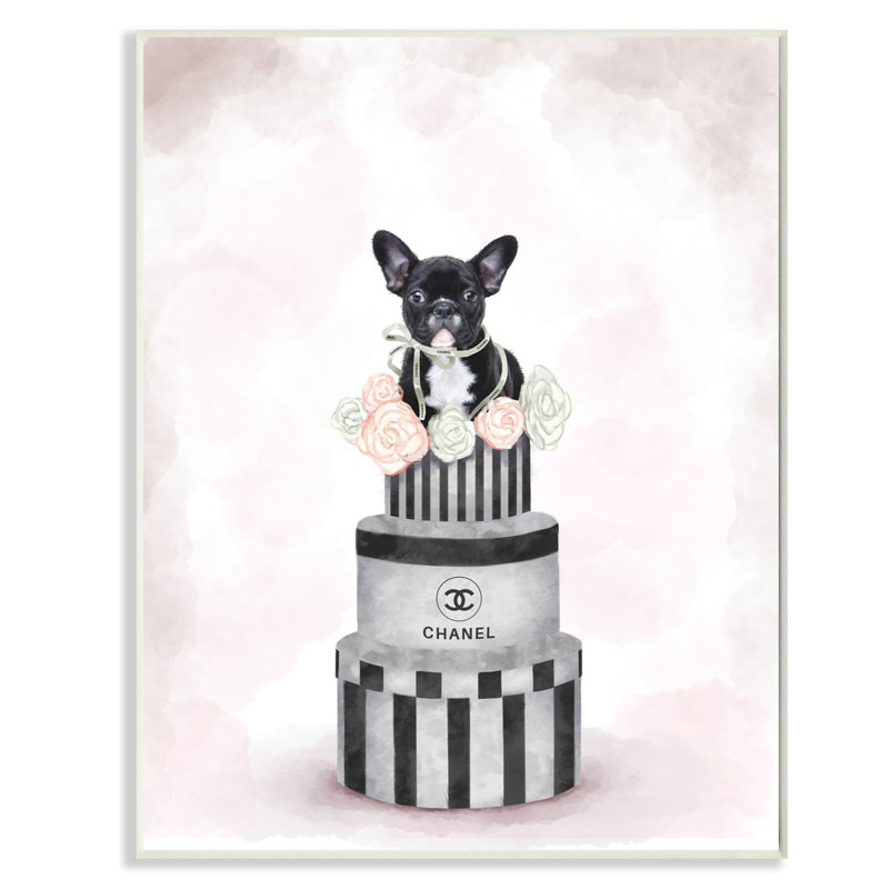 « look box range dog rose », impression, H 19 po x l 13 po x P 0,5 po, Plaque murale