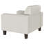 Fauteuil d'appoint capitonné Dana Greige-86637224