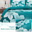 Ensemble de courtepointe à motif floral 3 pièces avec taies décoratives-122272479-122272497