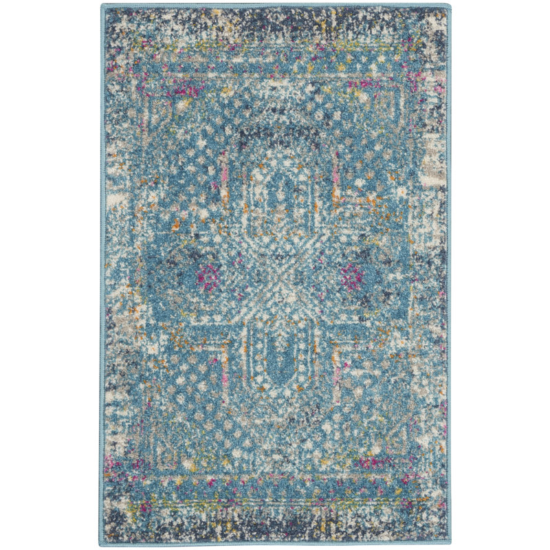 Tapis bleu, Rectangle 1 pi 10 po x 2 pi 10 po