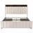 Upholstered Platform Bed Frame with Charging Station, 4 Drawers & LED Lights – Heavy Duty, No Box Spring Needed-118160846