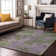 Premium Machine Washable Cerrito AMF573 Green Rug