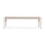 Orlando 62" Oak Wood Charcoal Bench