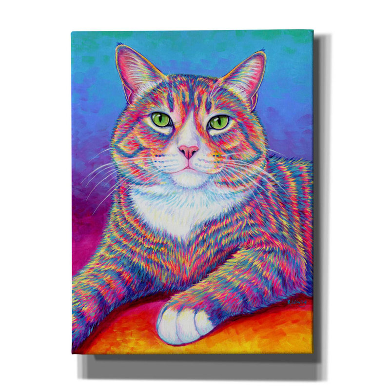 Sur toile, H 16 po x l 12 po x P 0,75 po
