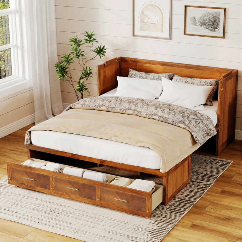 Bed, Brun